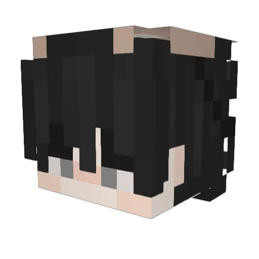 JaceyBankss Minecraft avatar head, 3D render