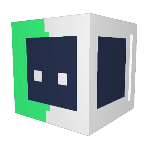 Jachii9 Minecraft avatar head, 3D render
