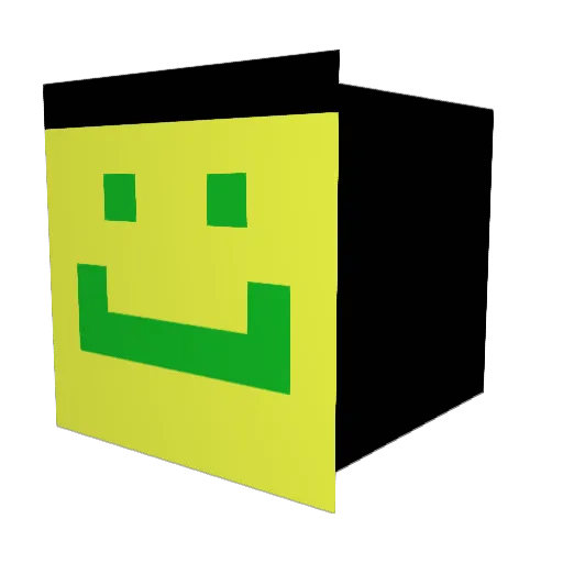 Jacinag Minecraft avatar head, 3D render