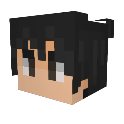 Jacint123 Minecraft avatar head, 3D render