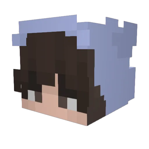 Jack06JW Minecraft avatar head, 3D render