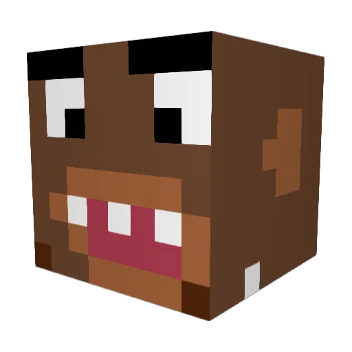 Jack123455 Minecraft avatar head, 3D render