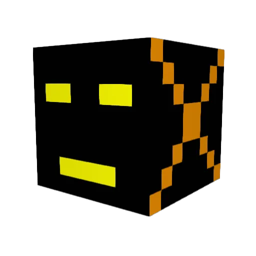 Jack1502 Minecraft avatar head, 3D render