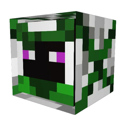 Jack221133 Minecraft avatar head, 3D render