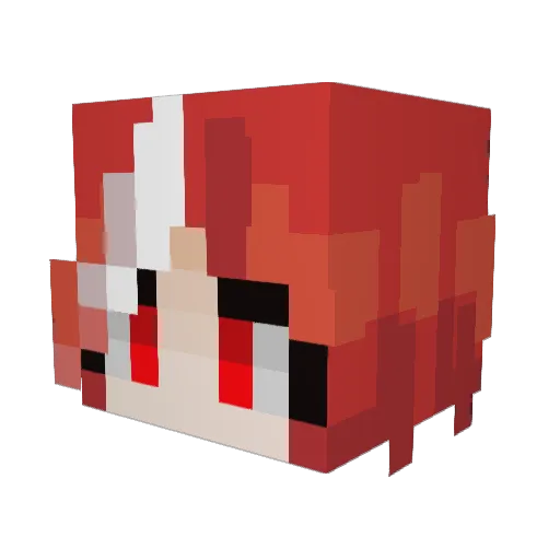 Jack301 Minecraft avatar head, 3D render