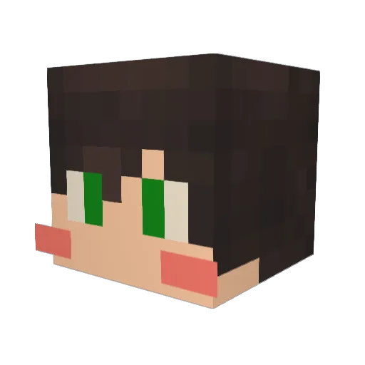 Jack31XD Minecraft avatar head, 3D render
