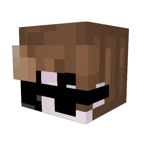 Jack999800 Minecraft avatar head, 3D render