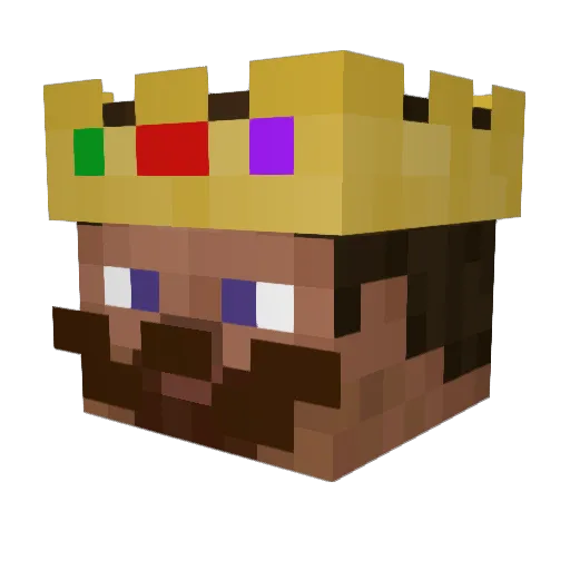 JackAttack121608 Minecraft avatar head, 3D render