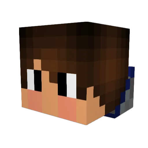 JackAttackFL Minecraft avatar head, 3D render