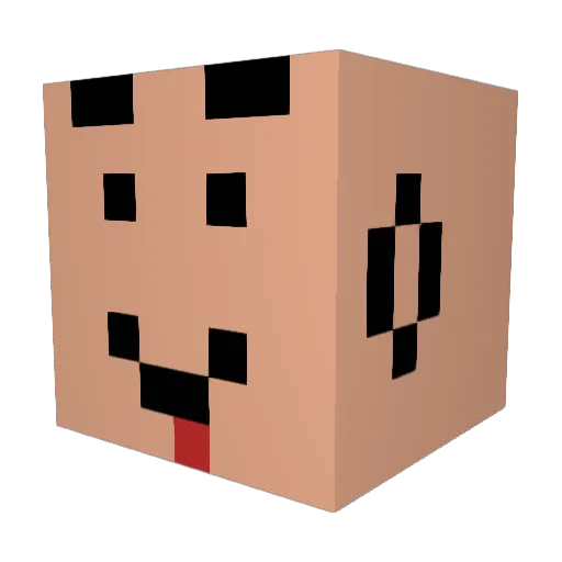 JackAttackssss Minecraft avatar head, 3D render
