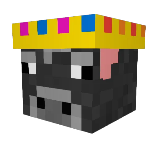 JackBeNinja12 Minecraft avatar head, 3D render