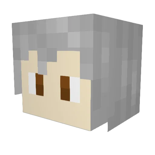 JackBeltex Minecraft avatar head, 3D render