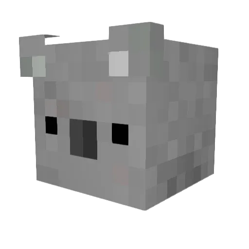 JackBongster Minecraft avatar head, 3D render