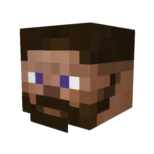JackBossBR Minecraft avatar head, 3D render