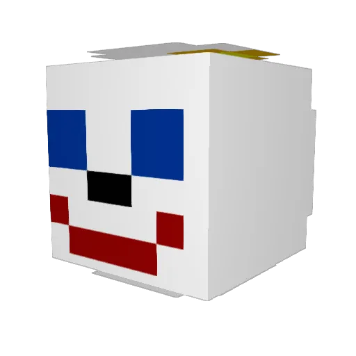 JackBox51 Minecraft avatar head, 3D render