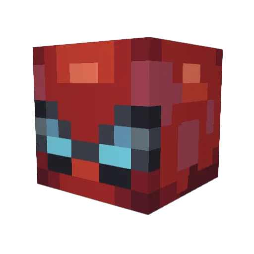 JackChai12 Minecraft avatar head, 3D render