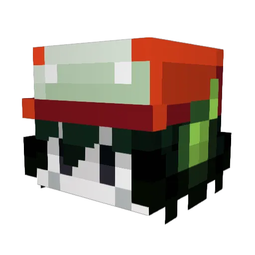 JackChroma Minecraft avatar head, 3D render