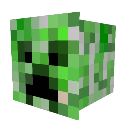 JackD47 Minecraft avatar head, 3D render