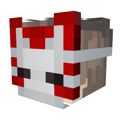 JackDaniel6 Minecraft avatar head, 3D render