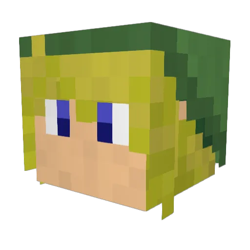 JackDaniels54 Minecraft avatar head, 3D render