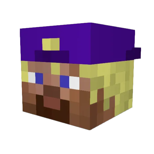 JackDanielsNo7 Minecraft avatar head, 3D render