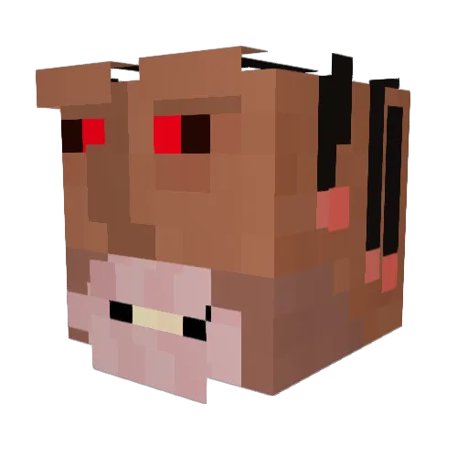 JackDanielz96 Minecraft avatar head, 3D render