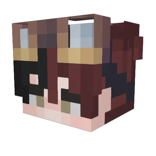 JackDiCoppe2997 Minecraft avatar head, 3D render