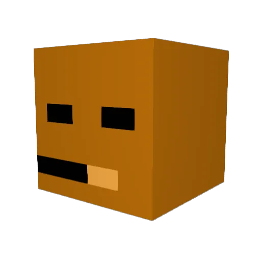 JackDonaghy Minecraft avatar head, 3D render