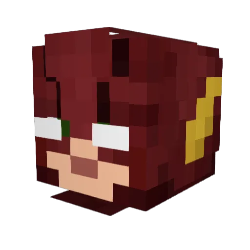 JackEpoo Minecraft avatar head, 3D render