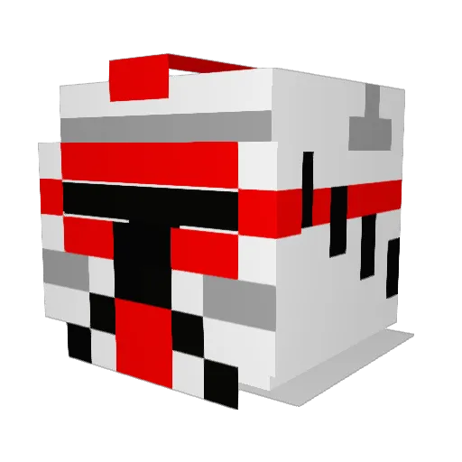 JackFlynn90 Minecraft avatar head, 3D render