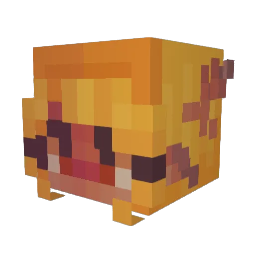 JackFrost8580 Minecraft avatar head, 3D render