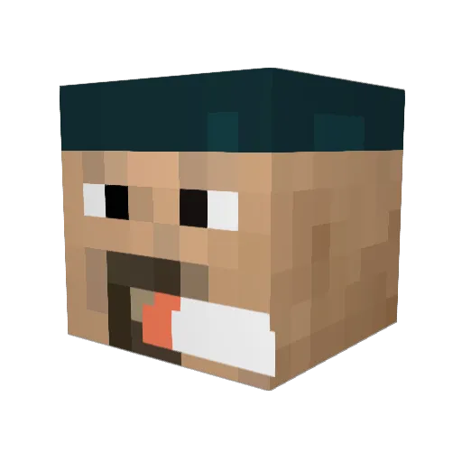 JackGrealish10 Minecraft avatar head, 3D render