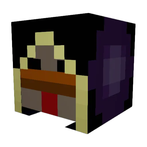 JackInCoke Minecraft avatar head, 3D render