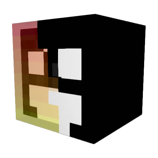 JackIsDead13 Minecraft avatar head, 3D render