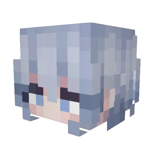 JackIsDumb2 Minecraft avatar head, 3D render