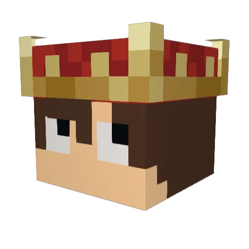 JackJstone64 Minecraft avatar head, 3D render