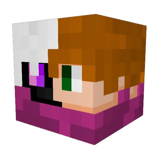 JackJuggernaut Minecraft avatar head, 3D render
