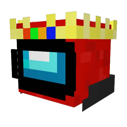 JackKekw Minecraft avatar head, 3D render