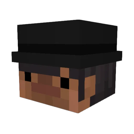 JackKenoff Minecraft avatar head, 3D render