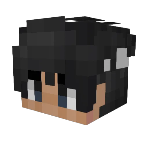 JackKjackk6 Minecraft avatar head, 3D render