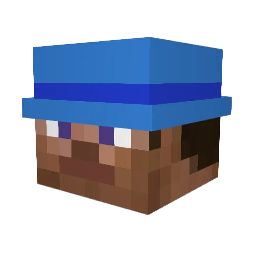 JackLINKss Minecraft avatar head, 3D render