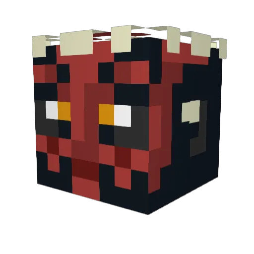 JackMehoff696 Minecraft avatar head, 3D render