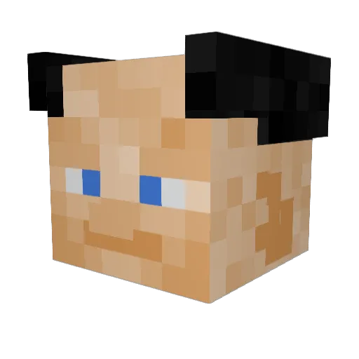 JackMeister99 Minecraft avatar head, 3D render