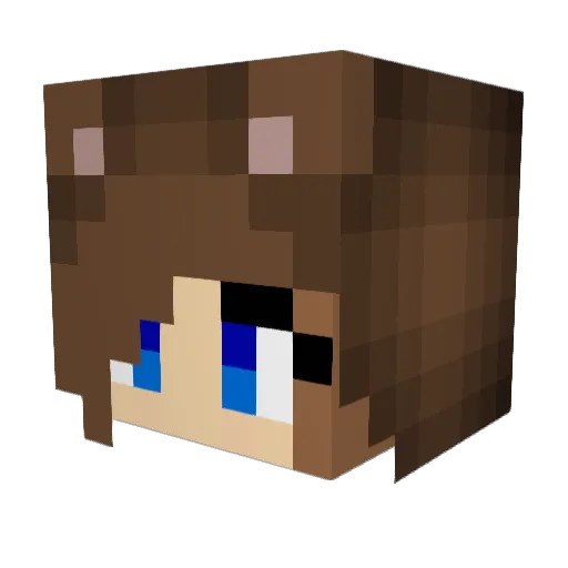 JackMiller1 Minecraft avatar head, 3D render