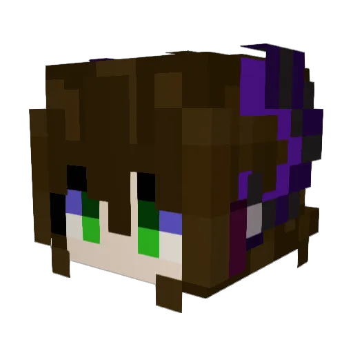 JackNexus Minecraft avatar head, 3D render