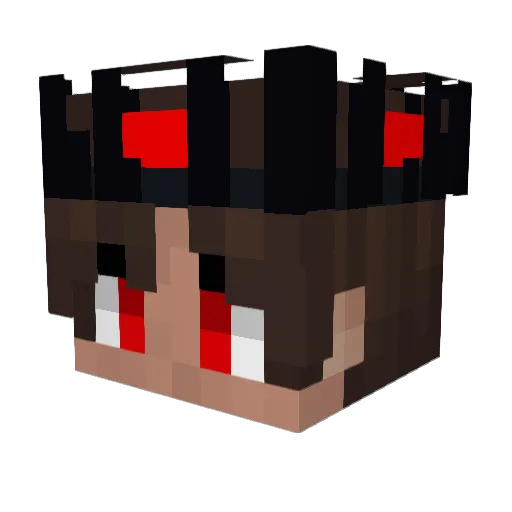 JackR1ppa Minecraft avatar head, 3D render