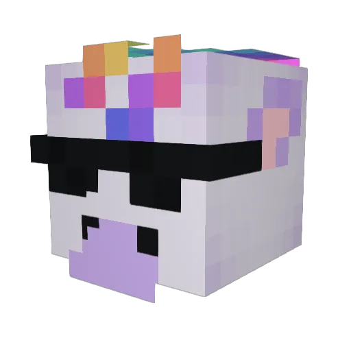 JackR3KT Minecraft avatar head, 3D render
