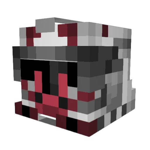 JackRMC Minecraft avatar head, 3D render