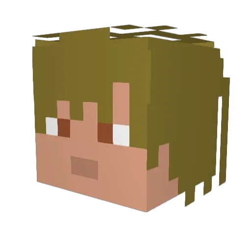 JackRabbit794 Minecraft avatar head, 3D render