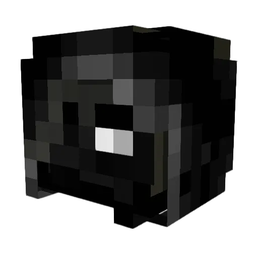 JackRaidenX Minecraft avatar head, 3D render